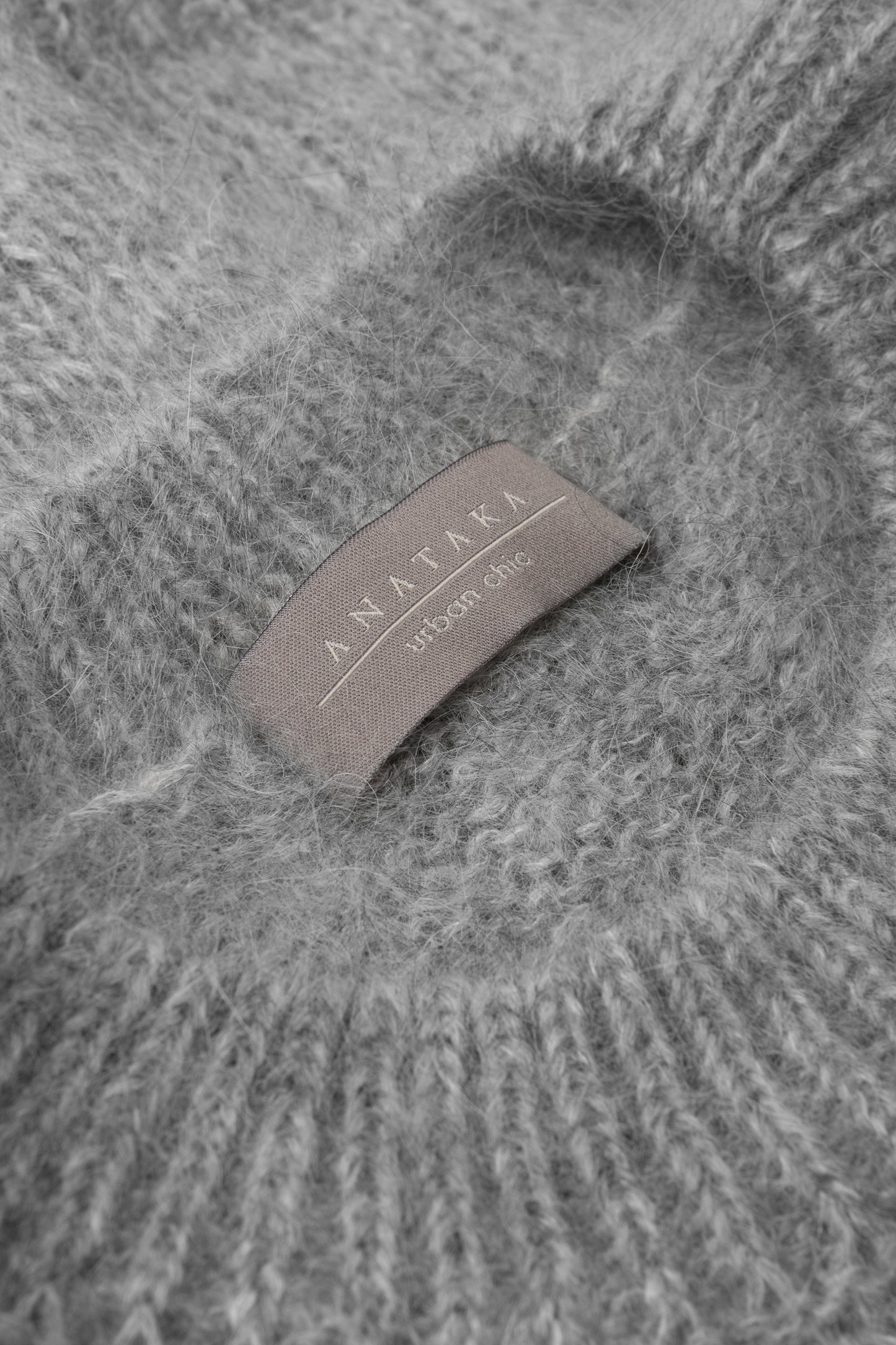 Pull en mohair ultra-doux pour bébé, gris Futuro