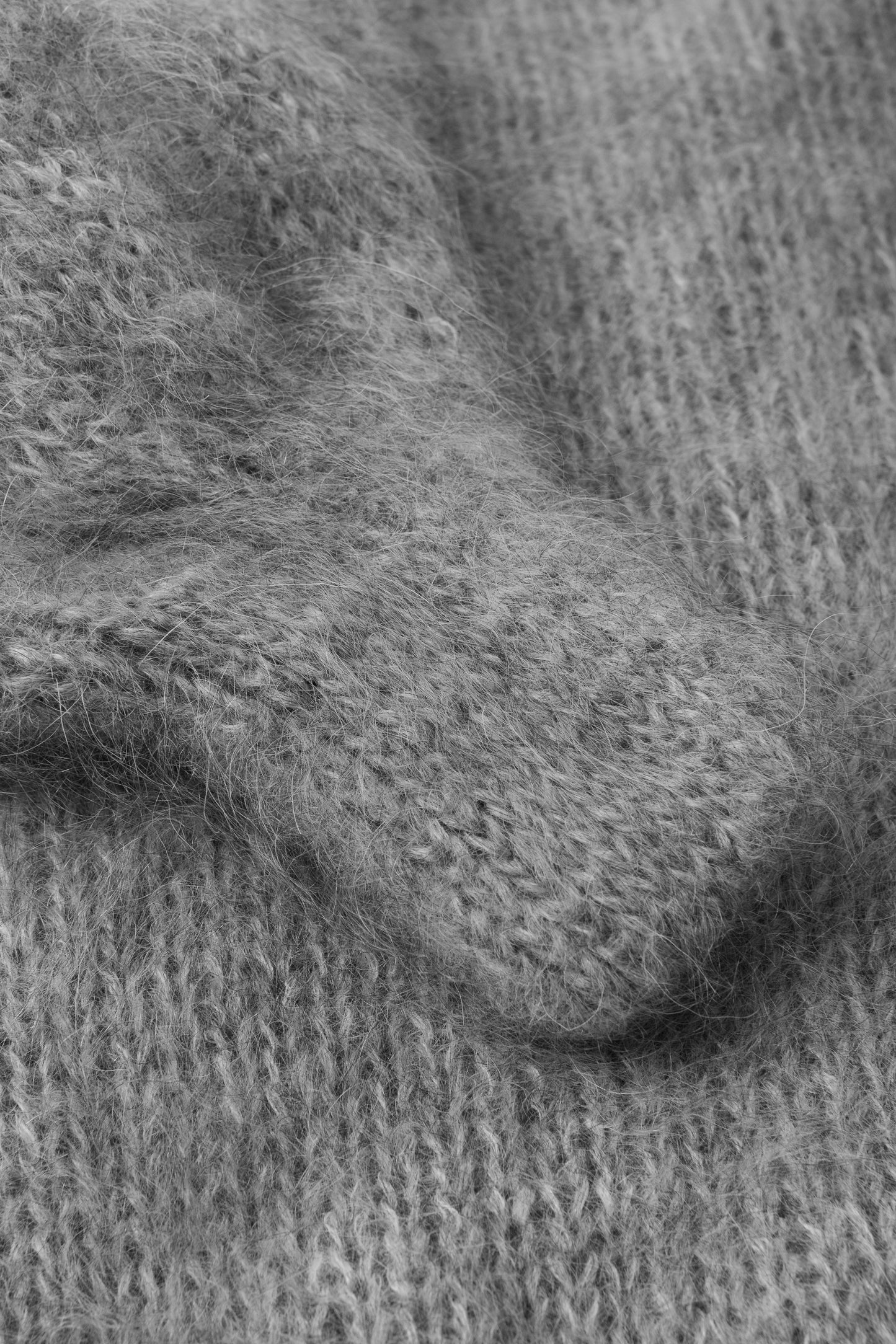 Pull en mohair ultra-doux pour bébé, gris Futuro