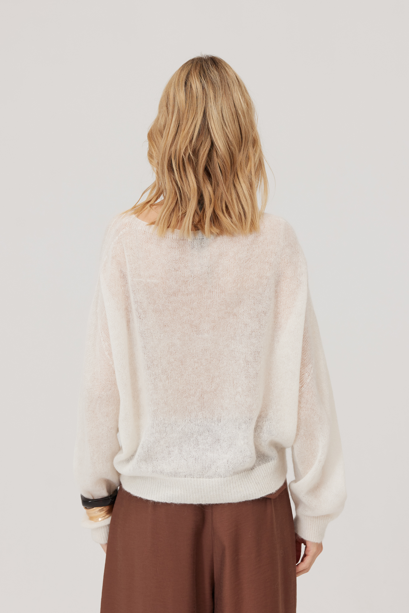 Pull alpaga Kelly écru