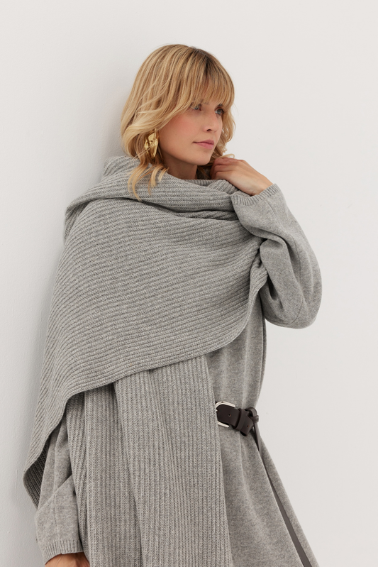 Capital Cashmere Scarf Gray