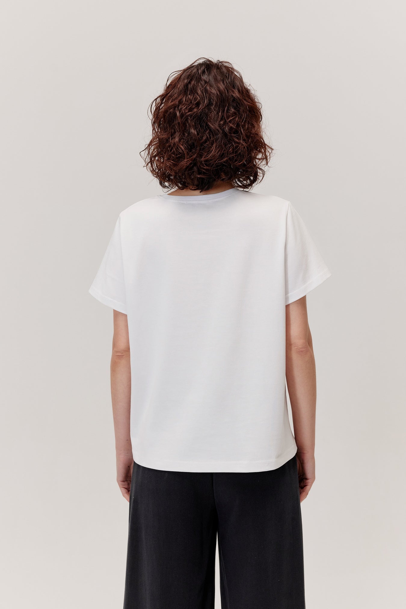 Hamar cotton T-shirt white