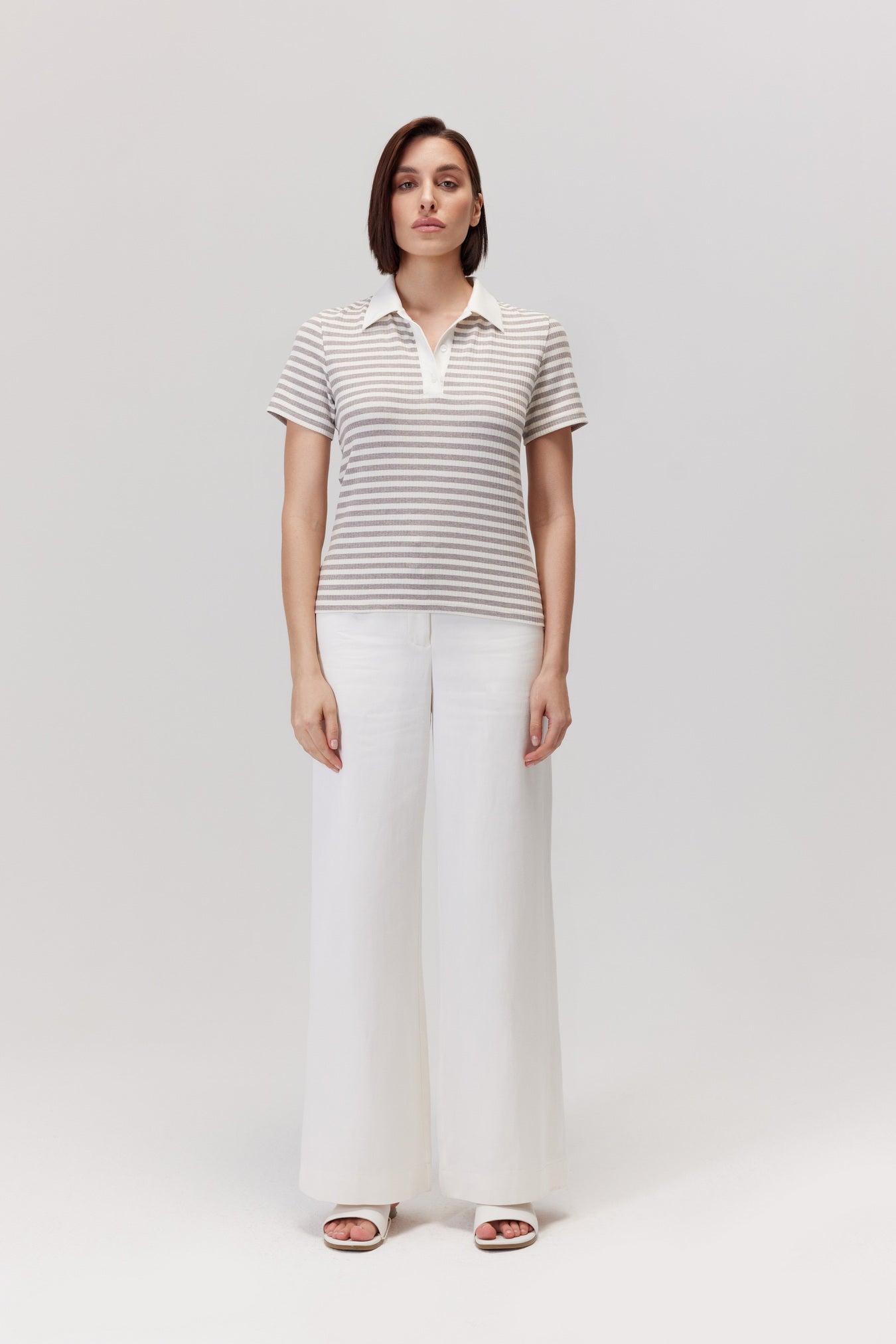 T-shirt polo Nees szary