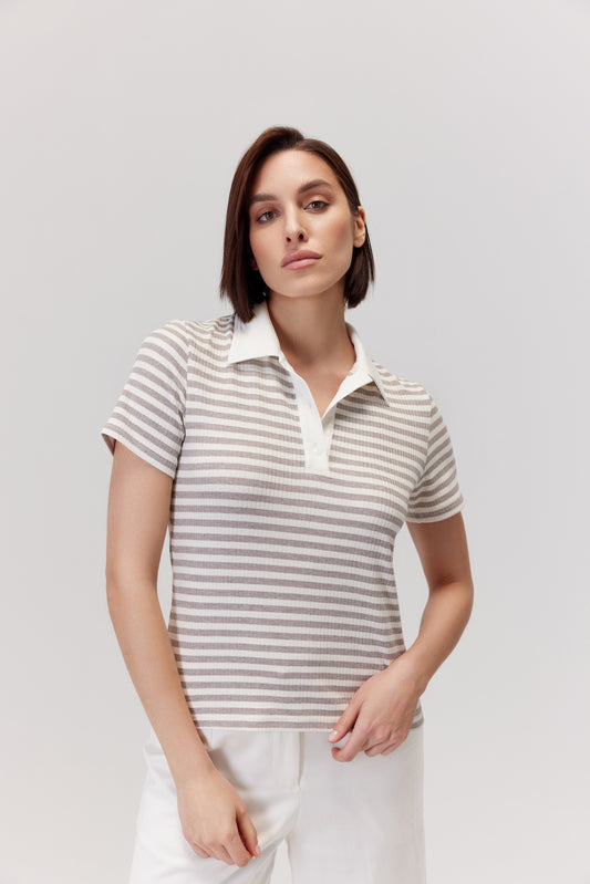 Nees gray polo shirt