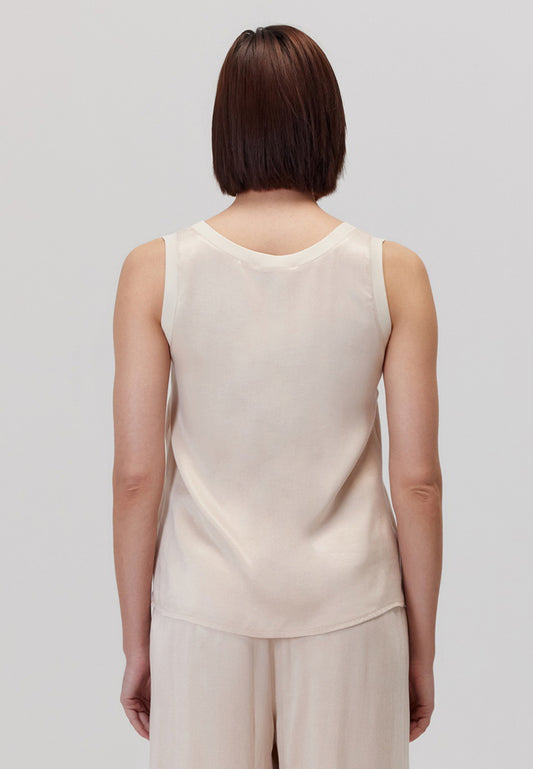 Top Figro en viscose et lyocell, rose