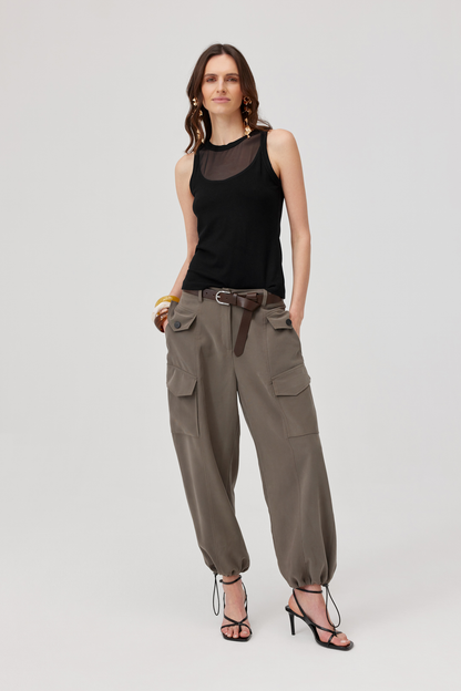 Spodnie cargo Rino khaki