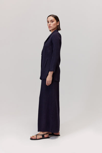 Veste Aria bleu marine en viscose