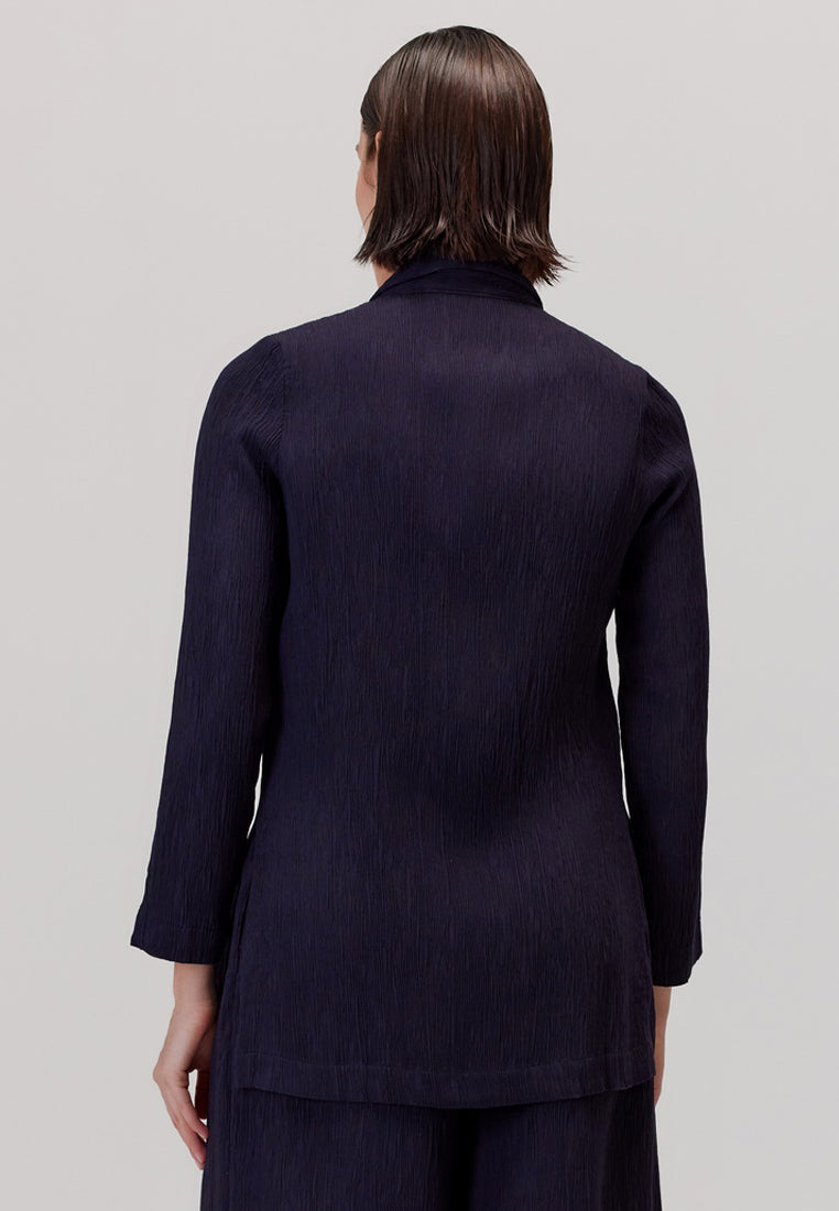 Veste Aria bleu marine en viscose