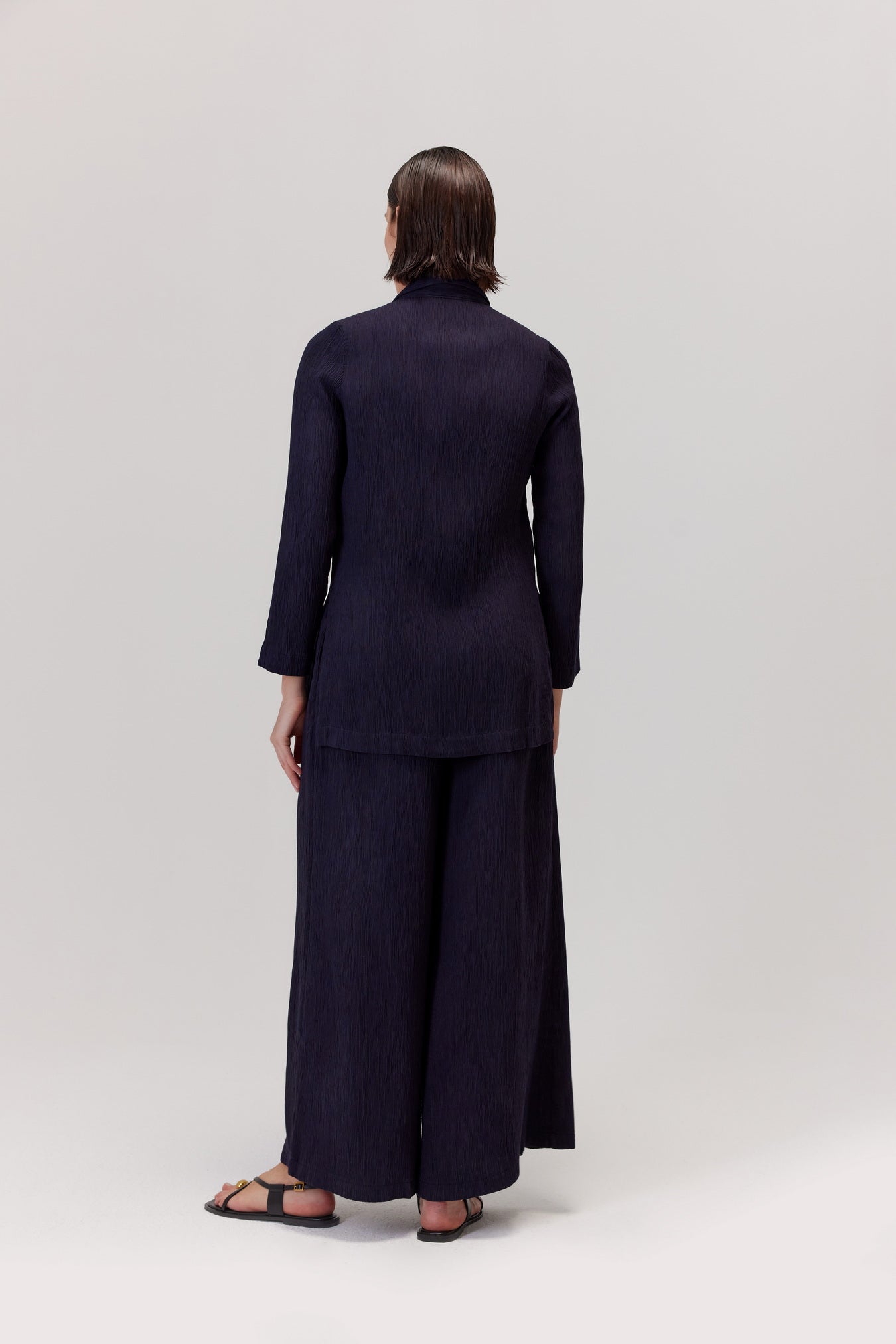 Veste Aria bleu marine en viscose