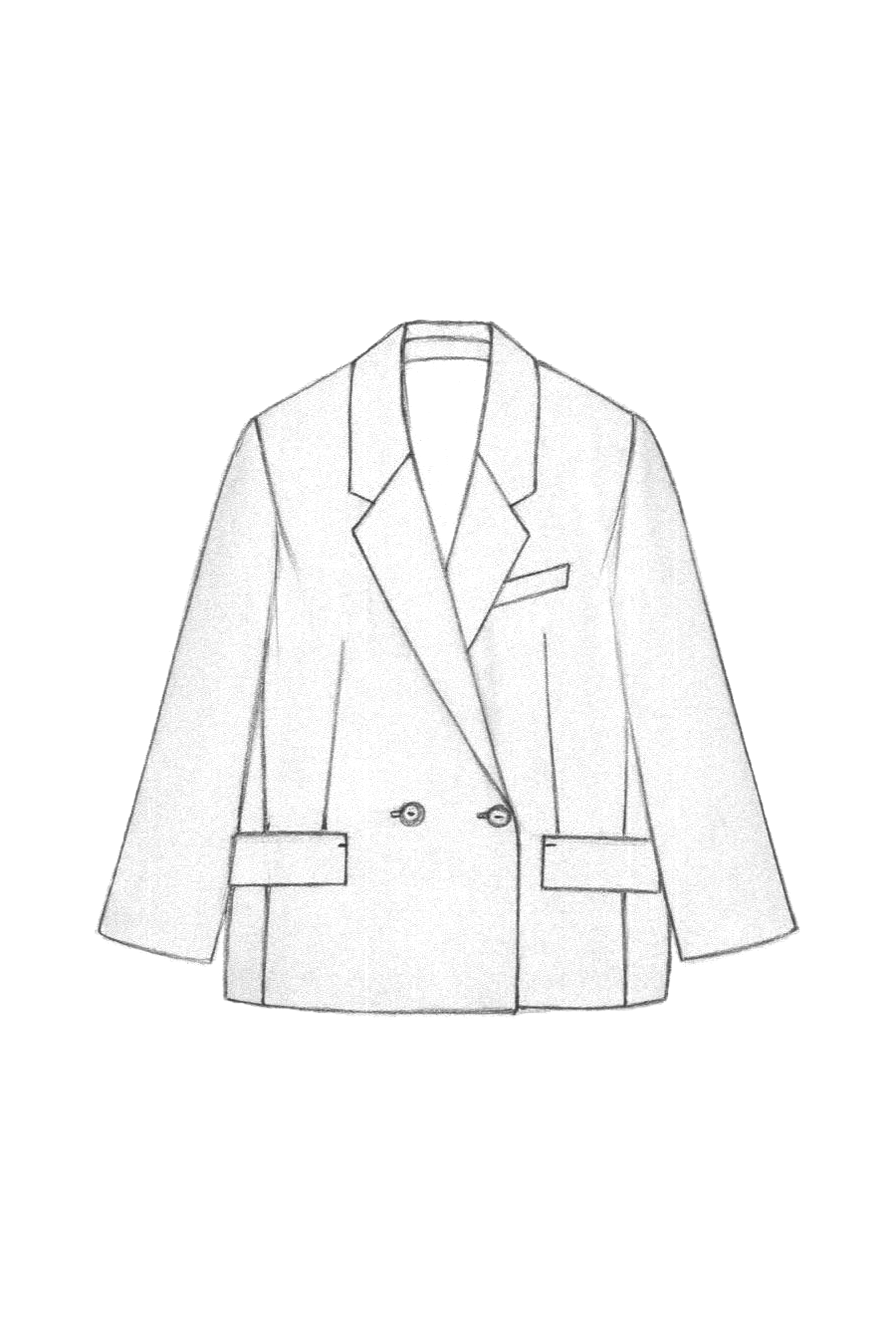 Veste oversize Baxter beige