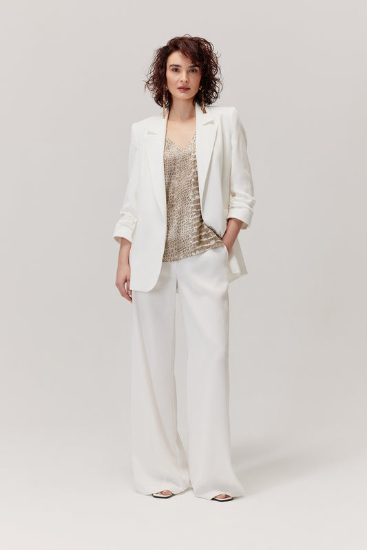 Veste en lyocell blanc de Bono
