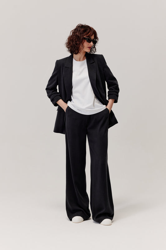 Bono black lyocell jacket