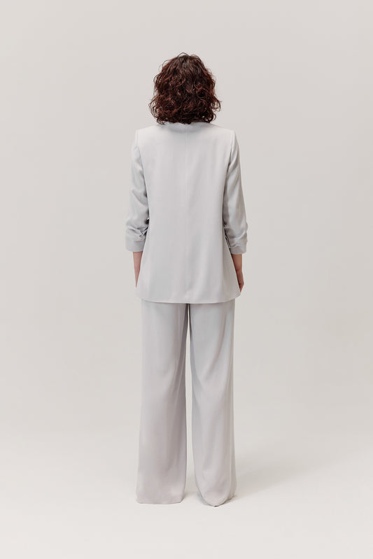 Veste en lyocell gris Bono