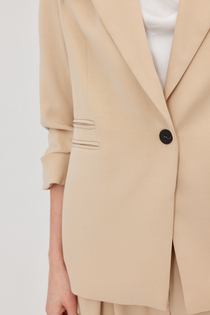 Edgar beige lyocell jacket
