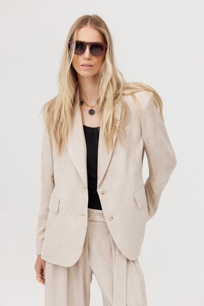 Veste en velours côtelé Hopkins beige