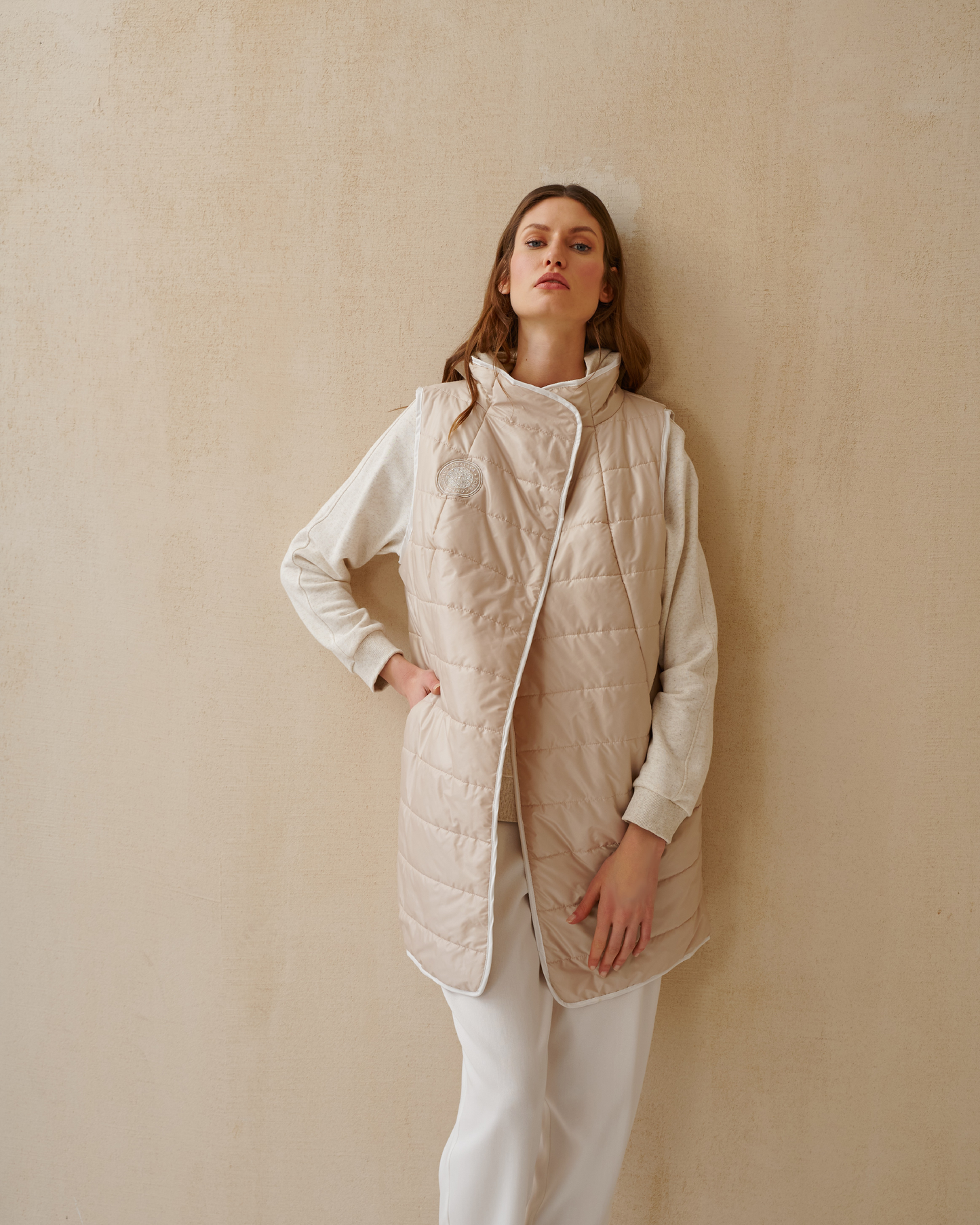 Gilet Vida Beige