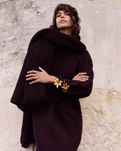 Denali Burgundy Cashmere Dress