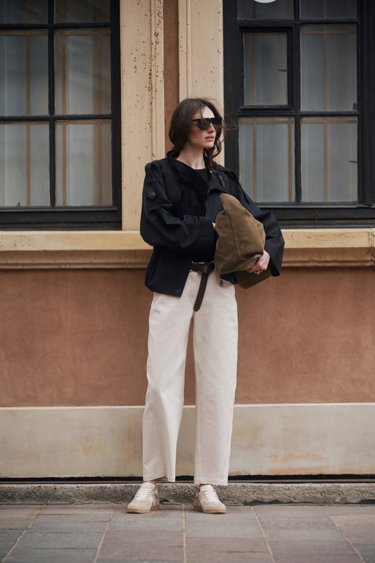 Pantalon balloon Haki beige