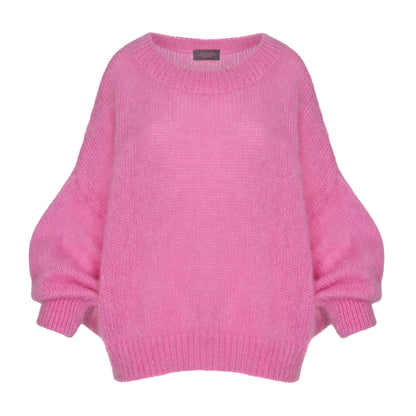 Pull en baby mohair rose futuro ultra doux
